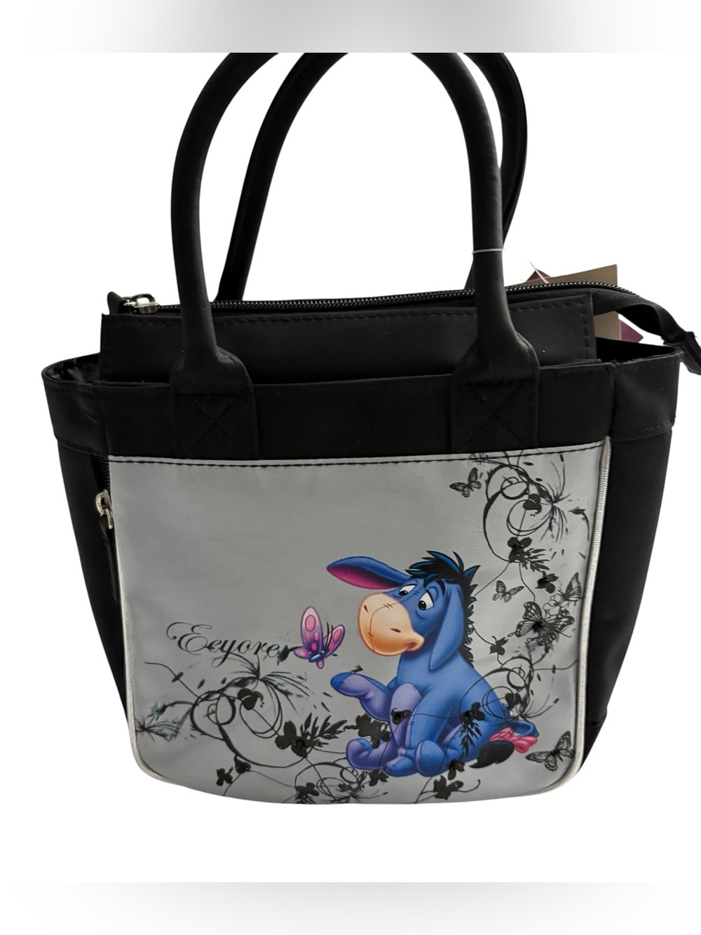 Disney Eeyore Themed Handbag /  Purse with Zip Closure NWT